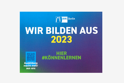 Wir bilden aus 2023